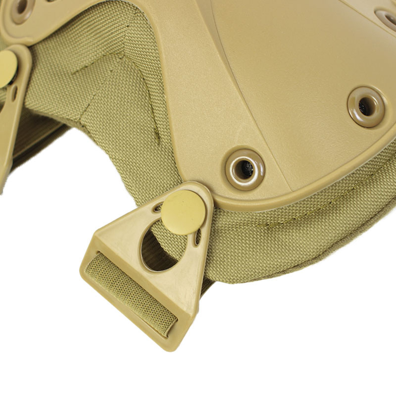 Комплект защиты тактический наколенники и налокотники EVA + TPU Tactic Protection F001 Койот