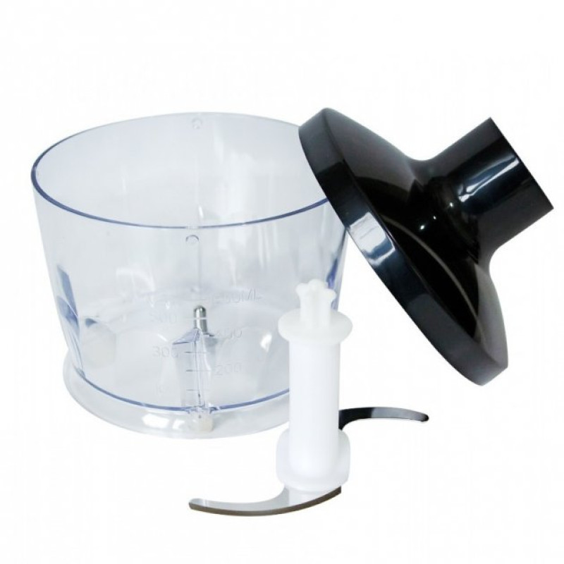 Блендер занурювальний 3в1 з чашею подрібнювачем та вінчиком Domotec MS-5103 500Вт нержавіюча сталь Black Блендер занурювальний 3в1 з чашею подрібнювачем та вінчиком Domotec MS-5103 500Вт нержавіюча сталь Black