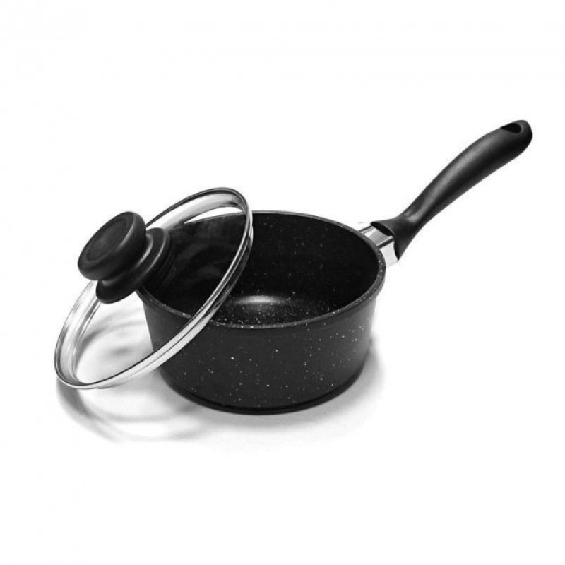 Набір кухонного посуду з мармуровим покриттям Edenberg EB-9180 8 предметів Сірий