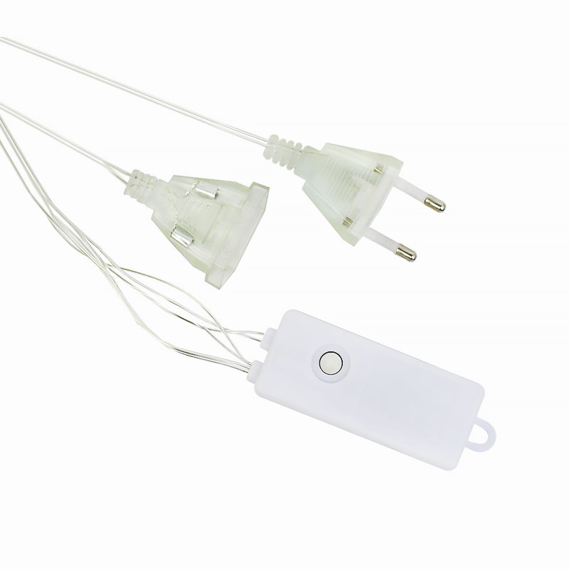 Світлодіодна гірлянда кулі на вікна 3.5 м Lesko Y004 Christmas Tree святкове новорічне освітлення Тепле світло Світлодіодна гірлянда кулі на вікна 3.5 м Lesko Y004 Christmas Tree святкове новорічне освітлення Тепле світло