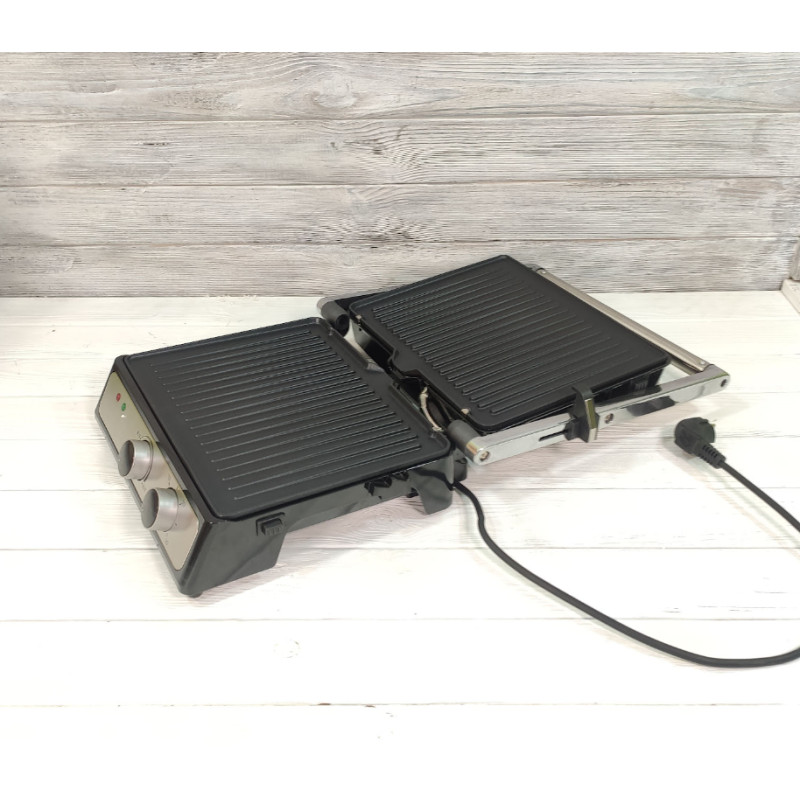 Гриль електричний притискний контактний Crownberg CB 1044