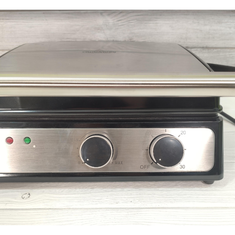 Гриль електричний притискний контактний Crownberg CB 1044