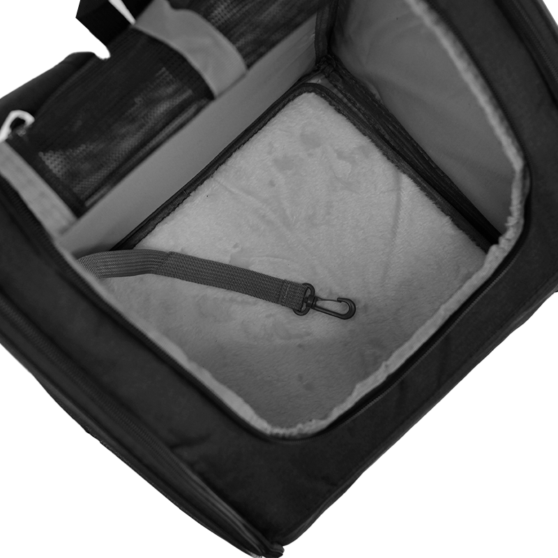 Рюкзак-переноска Lesko SY210808 для котів та собак 42*34*28 см Чорний