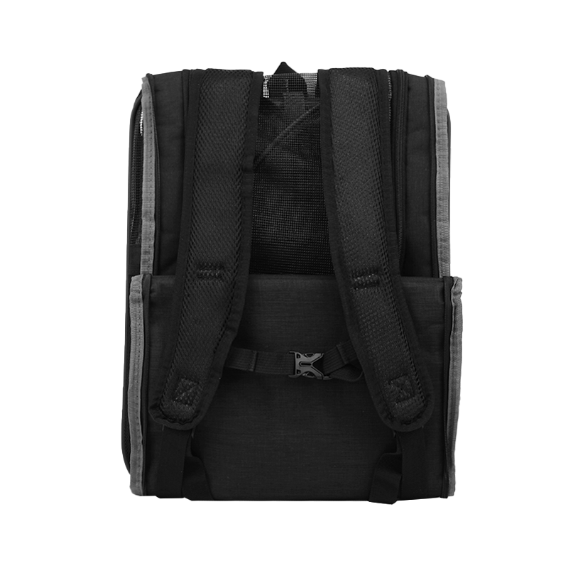 Рюкзак-переноска Lesko SY210808 для котів та собак 42*34*28 см Чорний