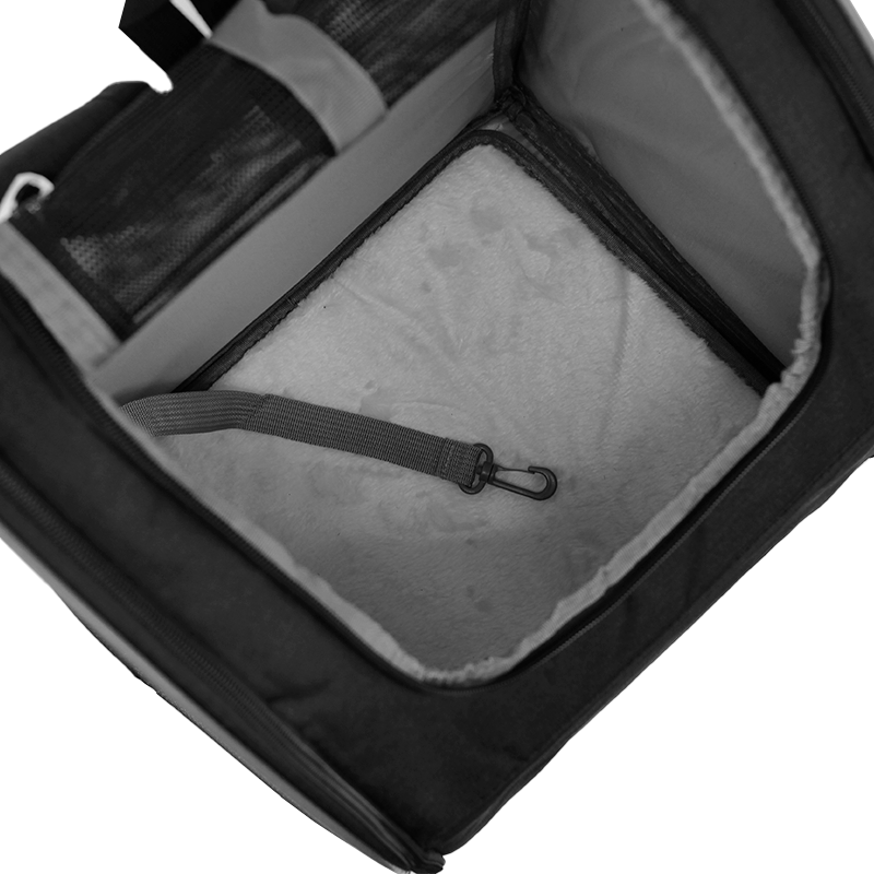 Рюкзак-переноска Lesko SY210808 для котів та собак 42*34*28 см Сірий