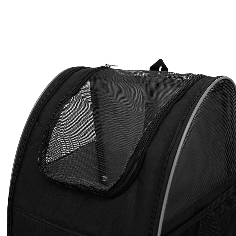 Рюкзак-переноска Lesko SY210808 для котів та собак 42*34*28 см Сірий