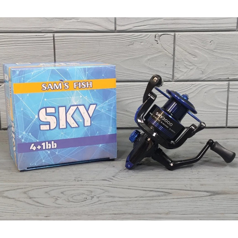 Котушка рибальська Sams Fish "Sky" 3000 4+1bb SF24156-3