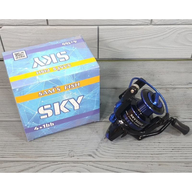 Котушка рибальська Sams Fish "Sky" 3000 4+1bb SF24156-3