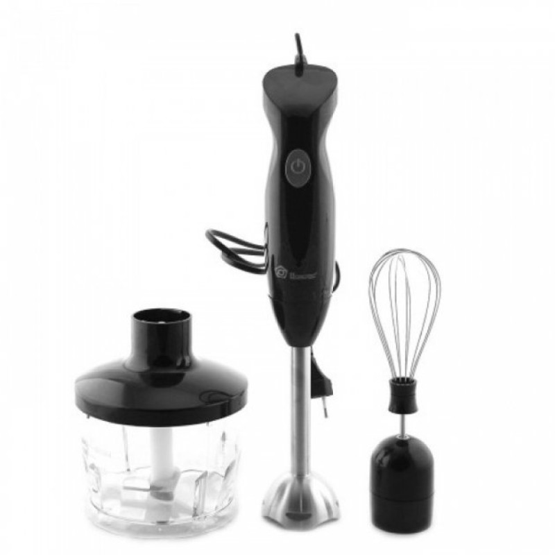 Блендер занурювальний 3в1 з чашею подрібнювачем та вінчиком Domotec MS-5103 500Вт нержавіюча сталь Black Блендер занурювальний 3в1 з чашею подрібнювачем та вінчиком Domotec MS-5103 500Вт нержавіюча сталь Black