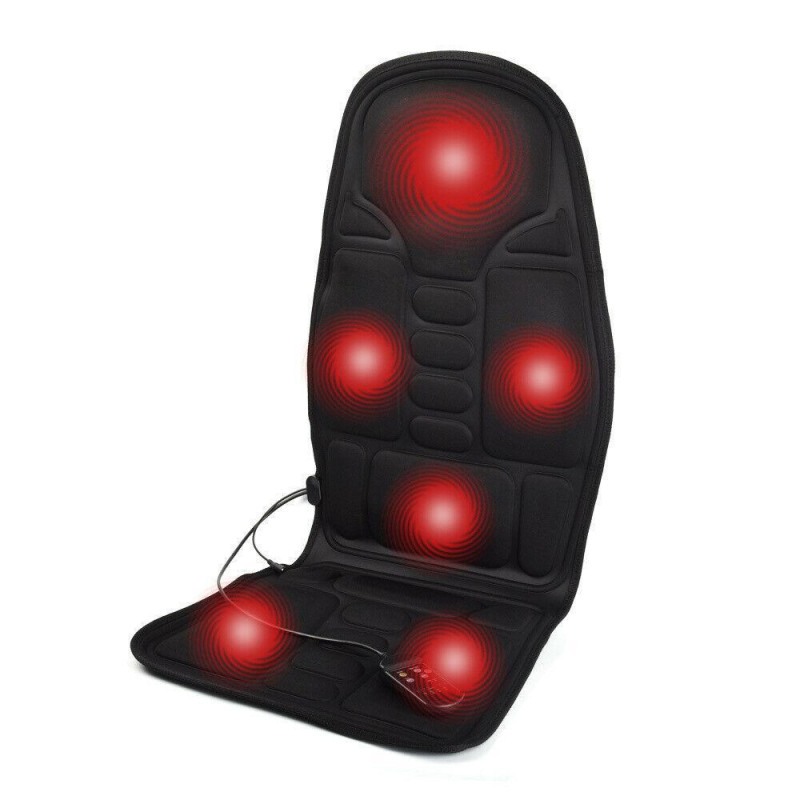 Масажна накидка на крісло з підігрівом Massage Armchair JB-100B Black