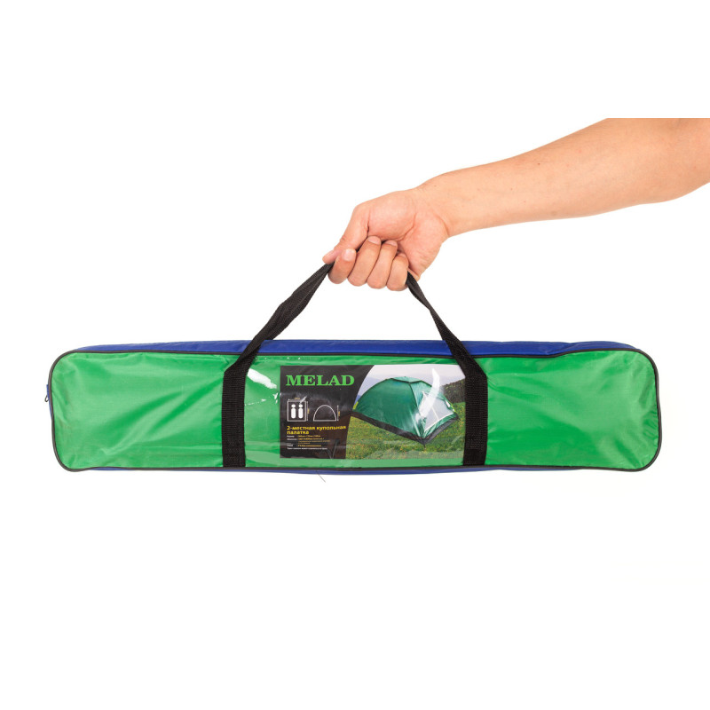 Туристичний водонепроникний намет Autocamp 2 місний туристичний для кемпінгу з каркасом (Зелений)
