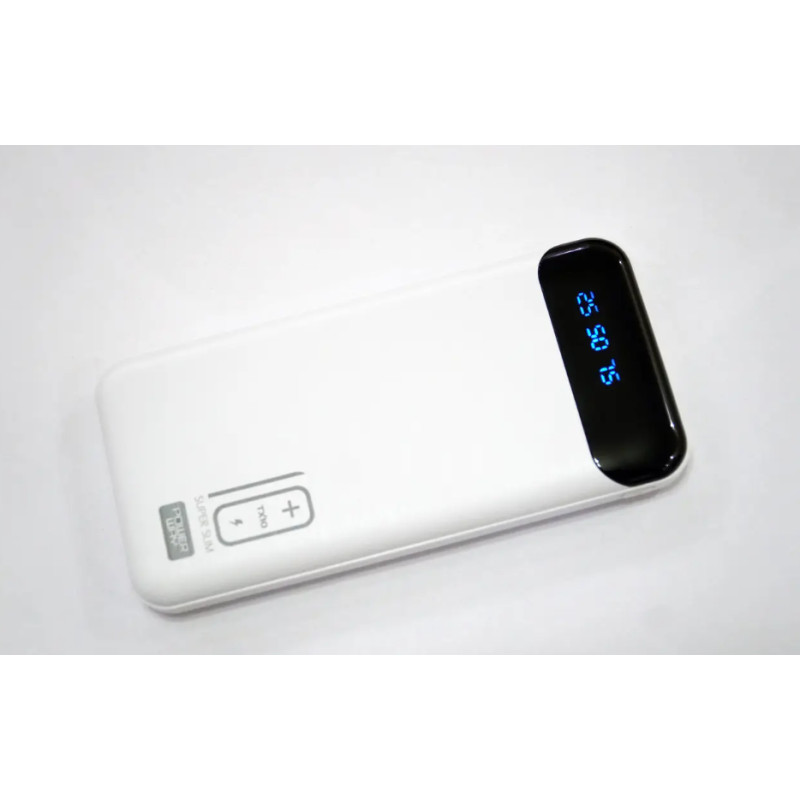 Портативний зарядний пристрій 10000 mAh повербанк 2 USB Powerway TX10 powerbank