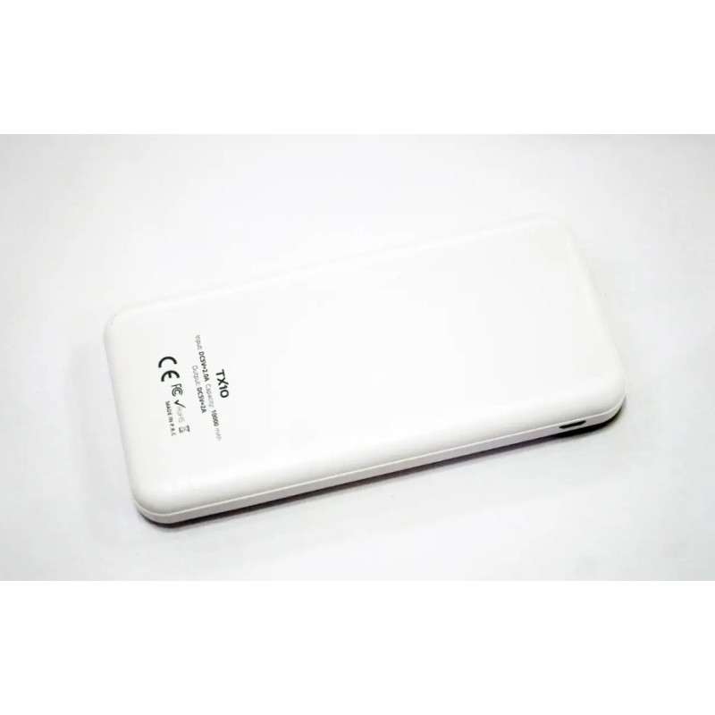 Портативний зарядний пристрій 10000 mAh повербанк 2 USB Powerway TX10 powerbank