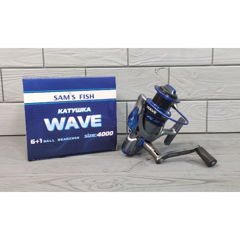 Котушка рибальська Sams Fish "Wave" 4000 6+1bb SF24154-4