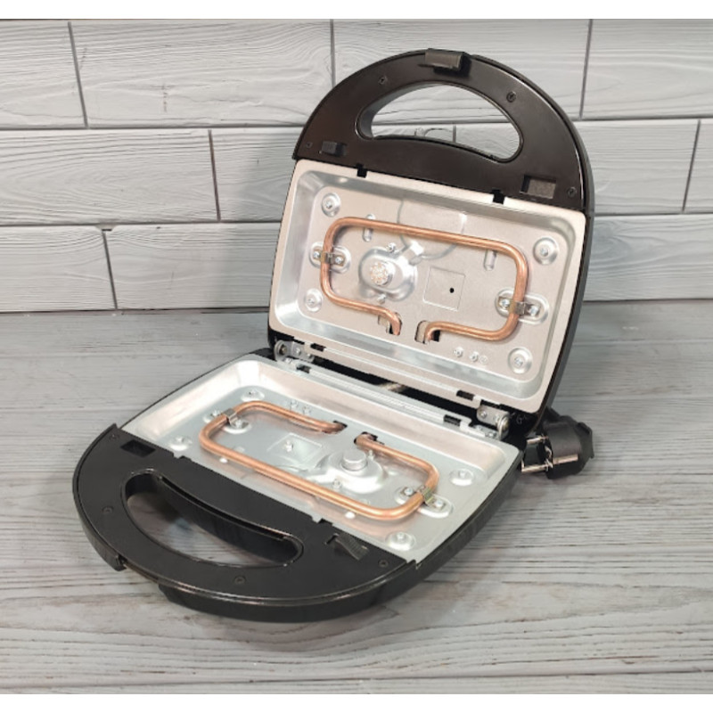 Мультимейкер 4 в 1, гриль, сендвічниця, вафельниця, ліщина Crownberg CB-1076