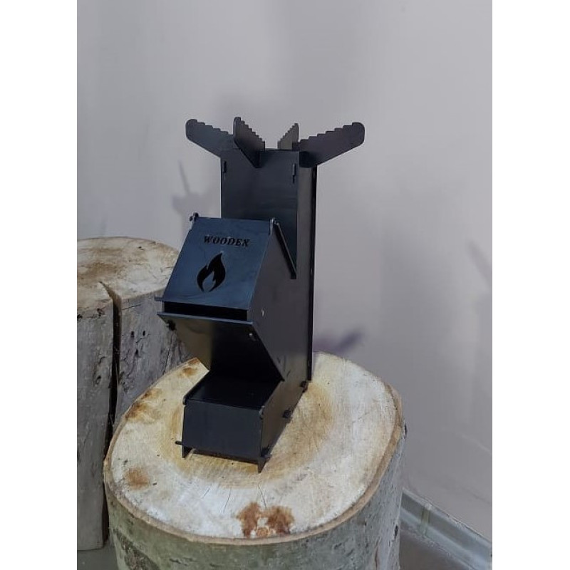 Турбо піч твердопаливна Agros WOODEX-M 300*90*210 Чорний Турбо піч твердопаливна Agros WOODEX-M 300*90*210 Чорний