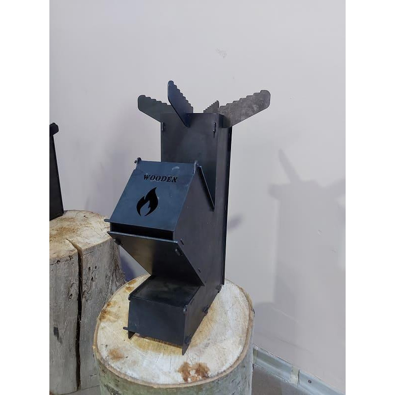 Турбо піч твердопаливна Agros WOODEX-XL 470*150*360 Чорний Турбо піч твердопаливна Agros WOODEX-XL 470*150*360 Чорний