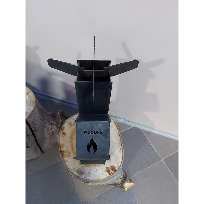 Турбо піч твердопаливна Agros WOODEX-XL 470*150*360 Чорний Турбо піч твердопаливна Agros WOODEX-XL 470*150*360 Чорний