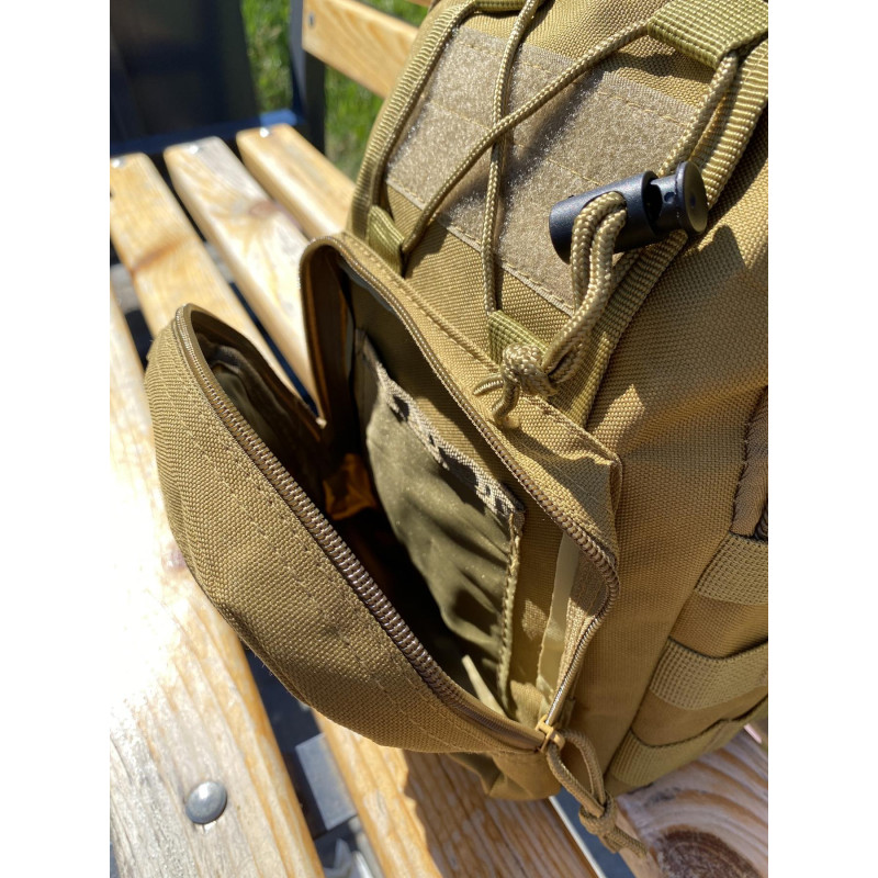 Тактичний рюкзак Tactic Backpack сумка на плече 10л 28х10х20 см (Koyot) Тактичний рюкзак Tactic Backpack сумка на плече 10л 28х10х20 см (Koyot)