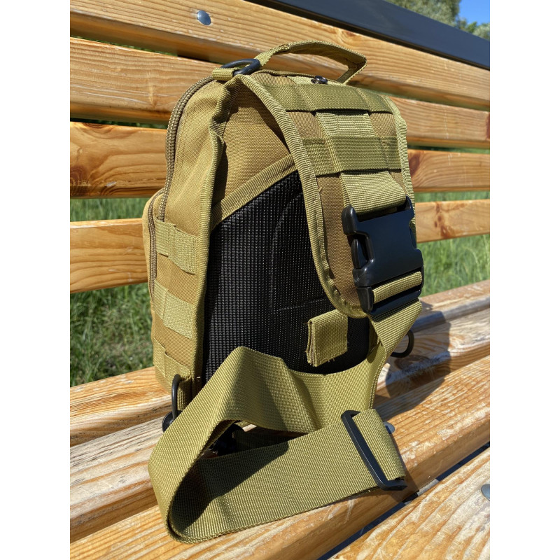 Тактичний рюкзак Tactic Backpack сумка на плече 10л 28х10х20 см (Koyot) Тактичний рюкзак Tactic Backpack сумка на плече 10л 28х10х20 см (Koyot)