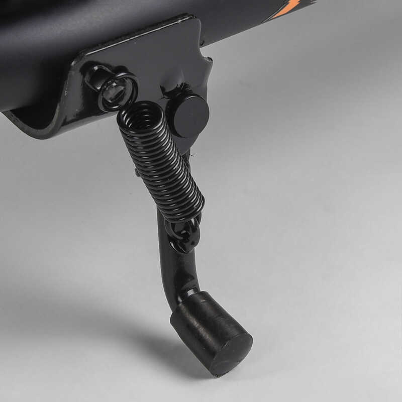 Самокат міський двоколісний з великими надувними колесами 12" для дітей від 3 років Corso CR-T 7171 Чорний/Помаранчевий