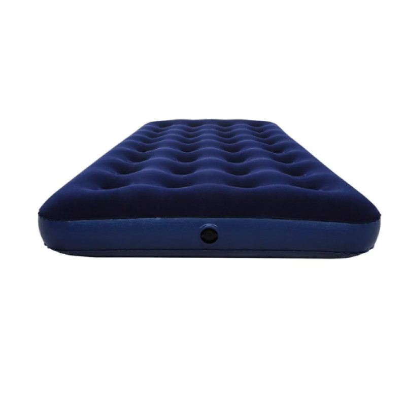 Матрац надувний одномісний з флоку 99*188*22 см Bestway Pavillo 67001 Синій