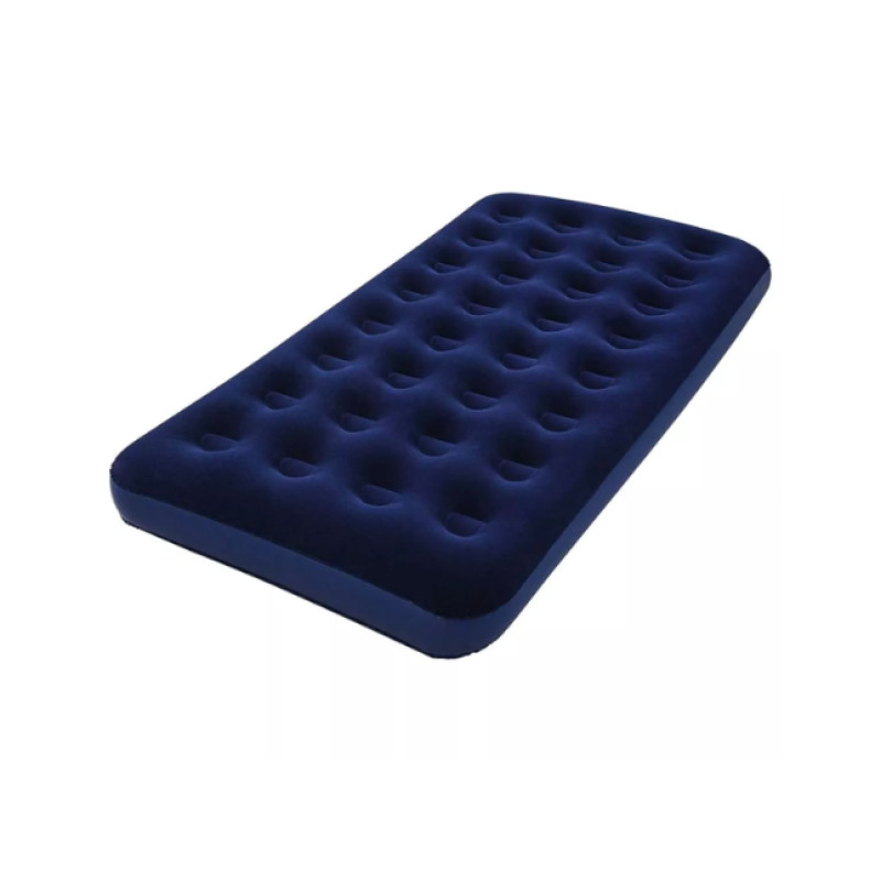 Матрац надувний одномісний з флоку 99*188*22 см Bestway Pavillo 67001 Синій