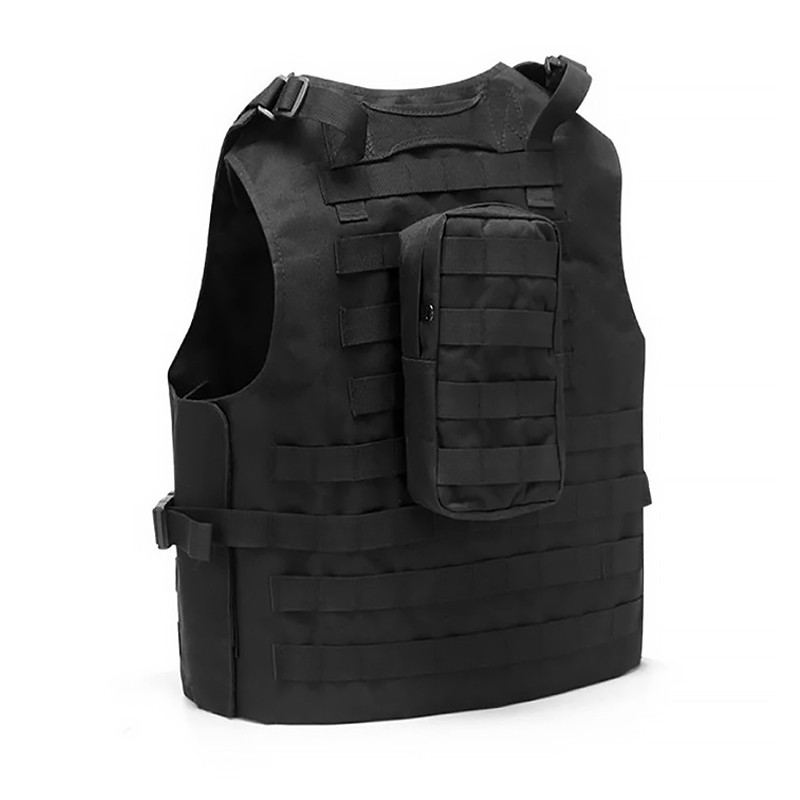 Розвантажувальний жилет тактичний з водовідштовхувальним просоченням AOKALI Outdoor А56 система Molle Чорний