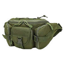 Сумка тактична армійська Light Tactic на пояс Оксфорд 6л (D05) Green