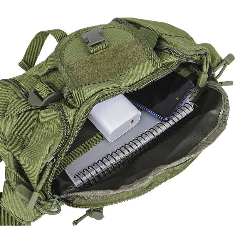 Сумка тактична армійська Light Tactic на пояс Оксфорд 6л (D05) Green