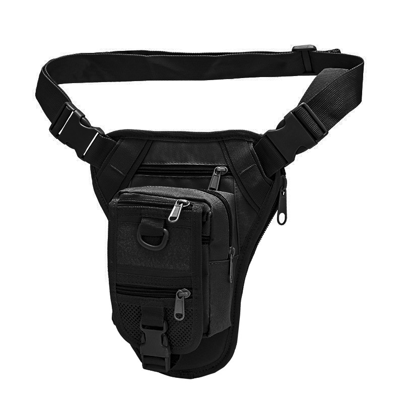 Сумка тактическая компактна на пояс з регулюванням AOKALI Outdoor A176 Чорний