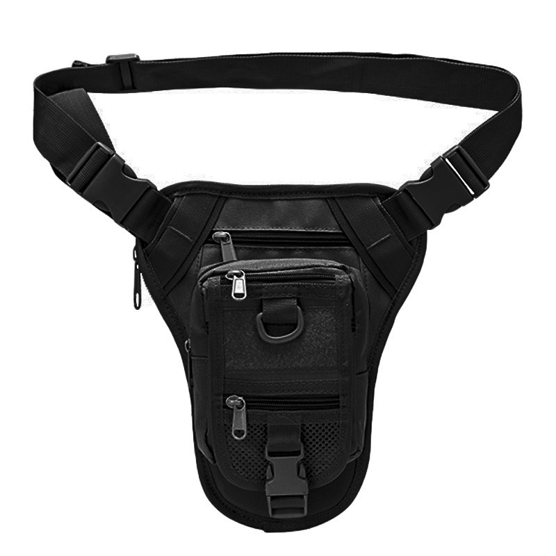 Сумка тактическая компактна на пояс з регулюванням AOKALI Outdoor A176 Чорний