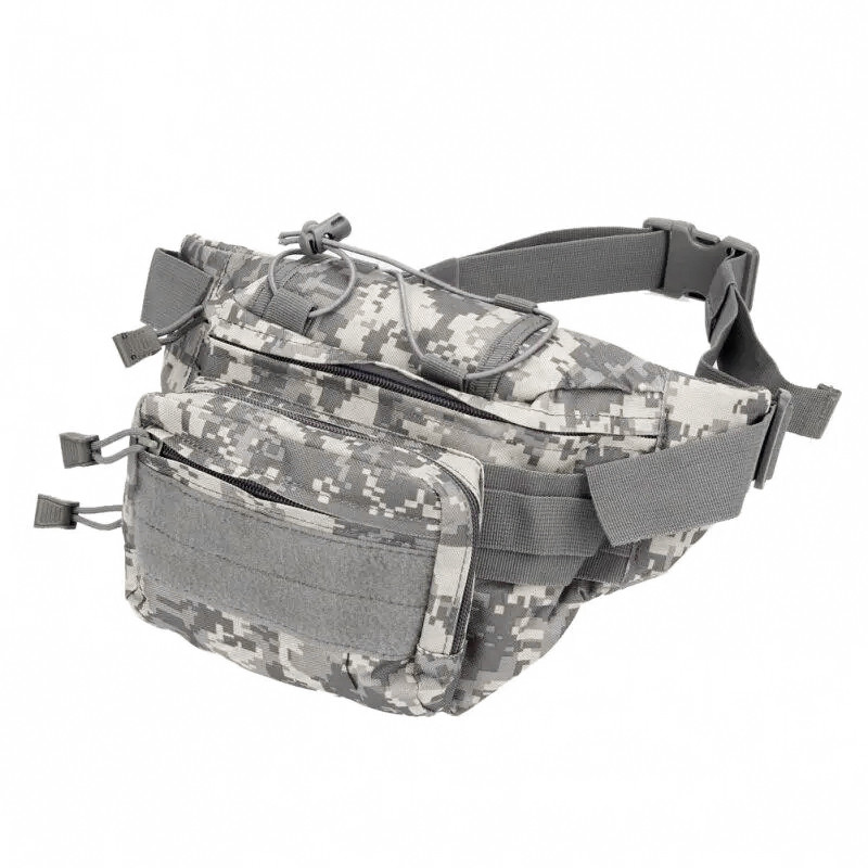 Сумка-бананка тактична на пояс AOKALI Outdoor A29 (Камуфляж ACU)