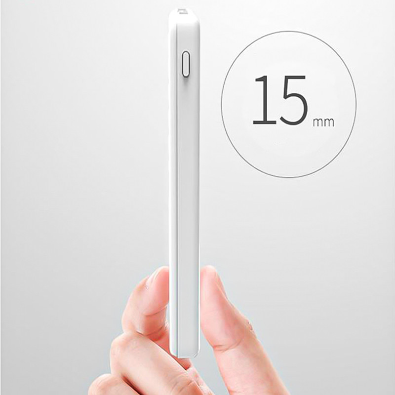 Зовнішній акумулятор зі швидким заряджанням Ueelr UY98 10000 mAh протиударний та ультратонкий (10043-42870) Білий Зовнішній акумулятор зі швидким заряджанням Ueelr UY98 10000 mAh протиударний та ультратонкий (10043-42870) Білий