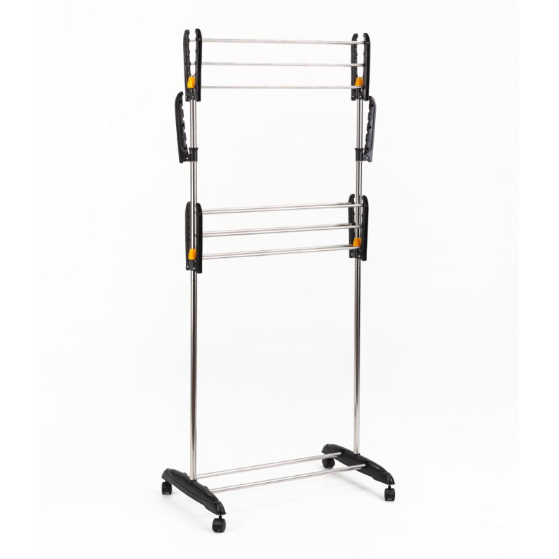 Сушарка для білизни складана вертикальна Stenson TD01229 116*50*145 см Сріблястий Сушарка для білизни складана вертикальна Stenson TD01229 116*50*145 см Сріблястий