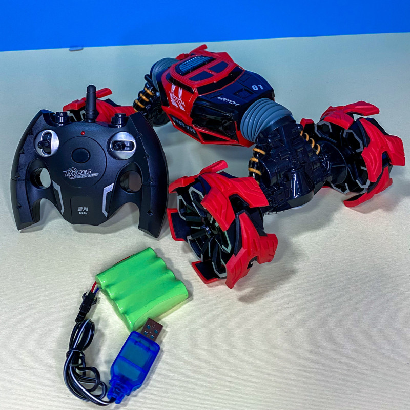 Машинка перевертача трансформер всюдихід 4x4 на радіокеруванні ZhengGuang "Deformation car" UD2169A-1 Червоний