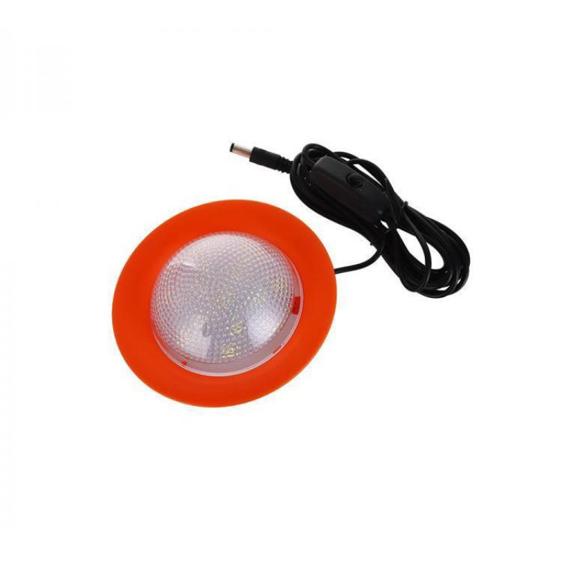 Багатофункціональний LED ліхтар із сонячною панеллю, радіо, MP3 плеєр, функцією повербанку та 3 лампочками 3W 9V Easy Power EP-0198 Bluetooth Чорно-оранжевий