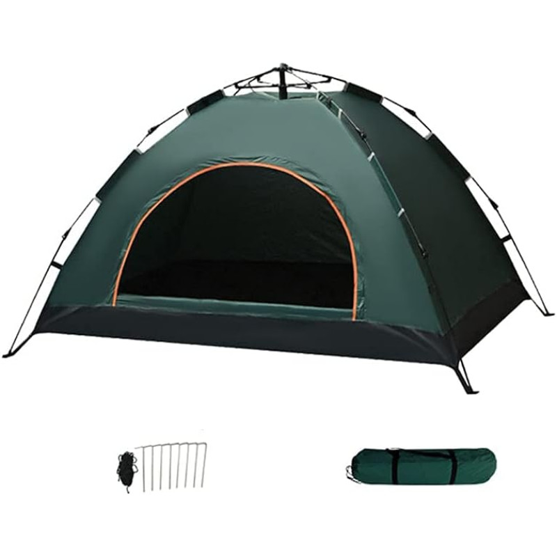 Автоматичний туристичний намет 2-х місний для кемпінгу с козирком Autocamp 200х150х135см AC-1902 Green Автоматичний туристичний намет 2-х місний для кемпінгу с козирком Autocamp 200х150х135см AC-1902 Green