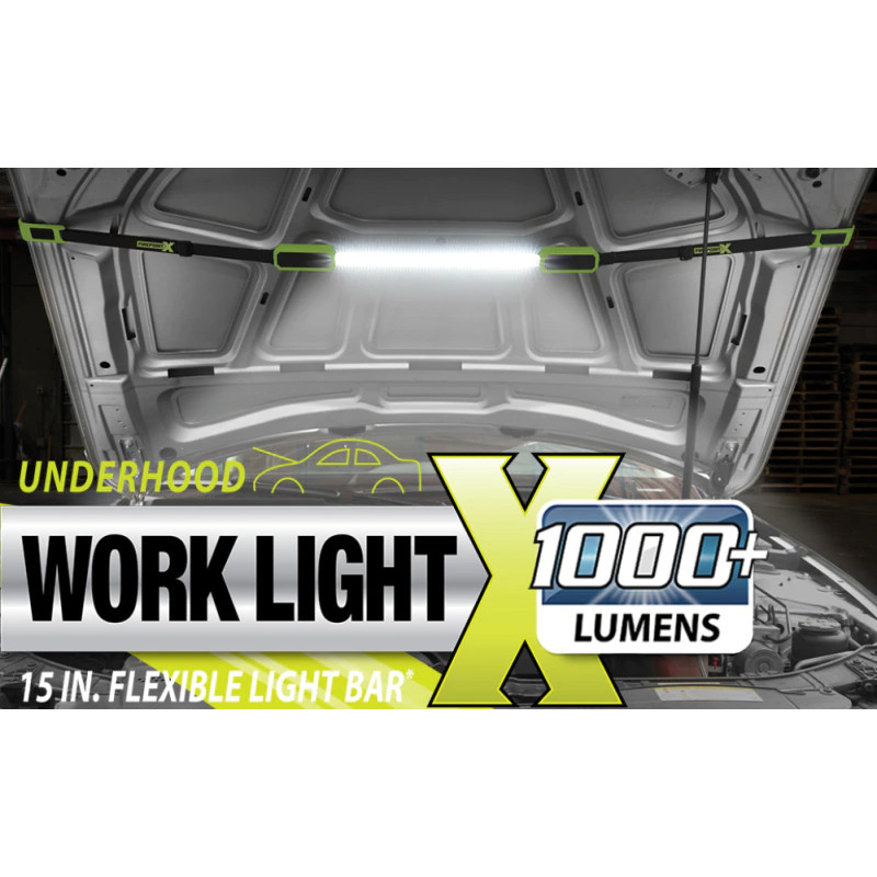 Світлодіодна лампа універсальна для СТО та підсвічування під капотом Emergency Light Strip M3 Чорно-зелений