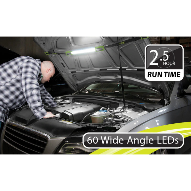 Світлодіодна лампа універсальна для СТО та підсвічування під капотом Emergency Light Strip M3 Чорно-зелений