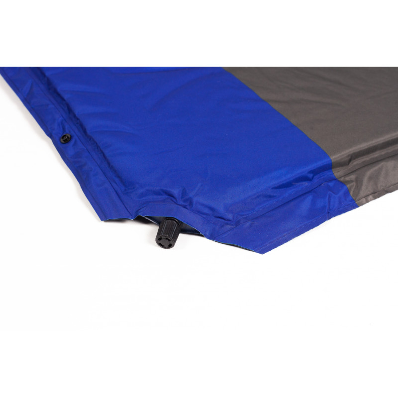 Туристичний килимок-матрас самонадувний з чохлом 192х68х3см Stenson WSI65063-2 Синьо-сірий