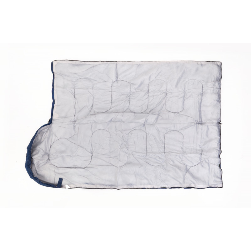 Спальний мішок туристичний із капюшоном поліестер 210х75 см Stenson R17787-B Синій