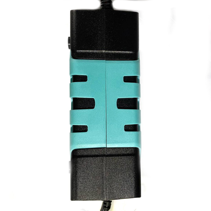 Зарядний пристрій для акумулятора з дисплеєм Easy Charge 12/24V 10A Блакитний (S1069)