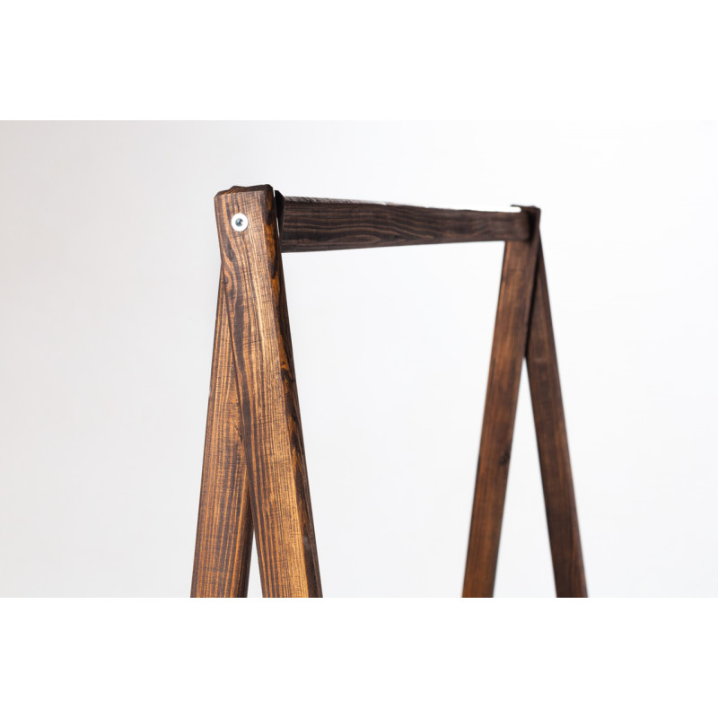 Напольная стойка - вешалка для одежды и обуви Ecostyle с полкой для обуви 77х40х149 см