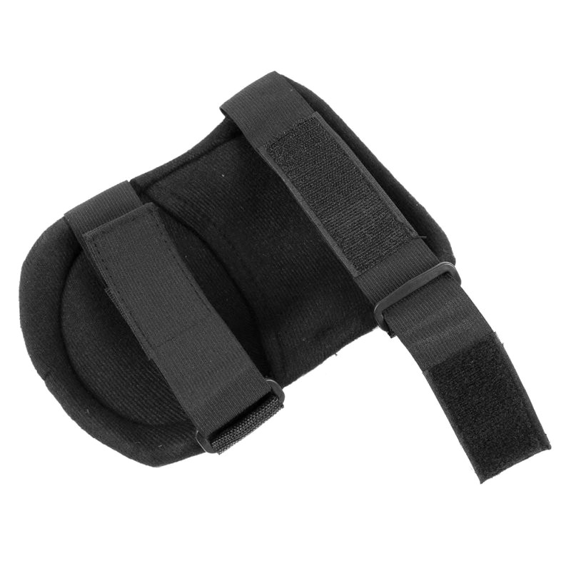 Комплект защиты тактический наколенники и налокотники Нейлон/Пластик/Поролон Aokali F002 Черный