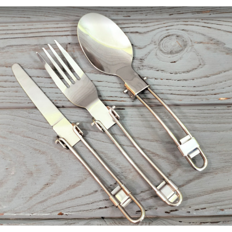 Набір туристичного посуду для пікніка із чохлом на 1 персону Cooking Set DS-101 Чорний із салатовим