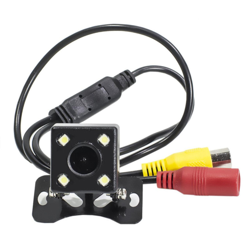 Камера заднього виду для паркування автомобіля з LED підсвічуванням 480p 0.2Lux A-101 007 Black Камера заднього виду для паркування автомобіля з LED підсвічуванням 480p 0.2Lux A-101 007 Black