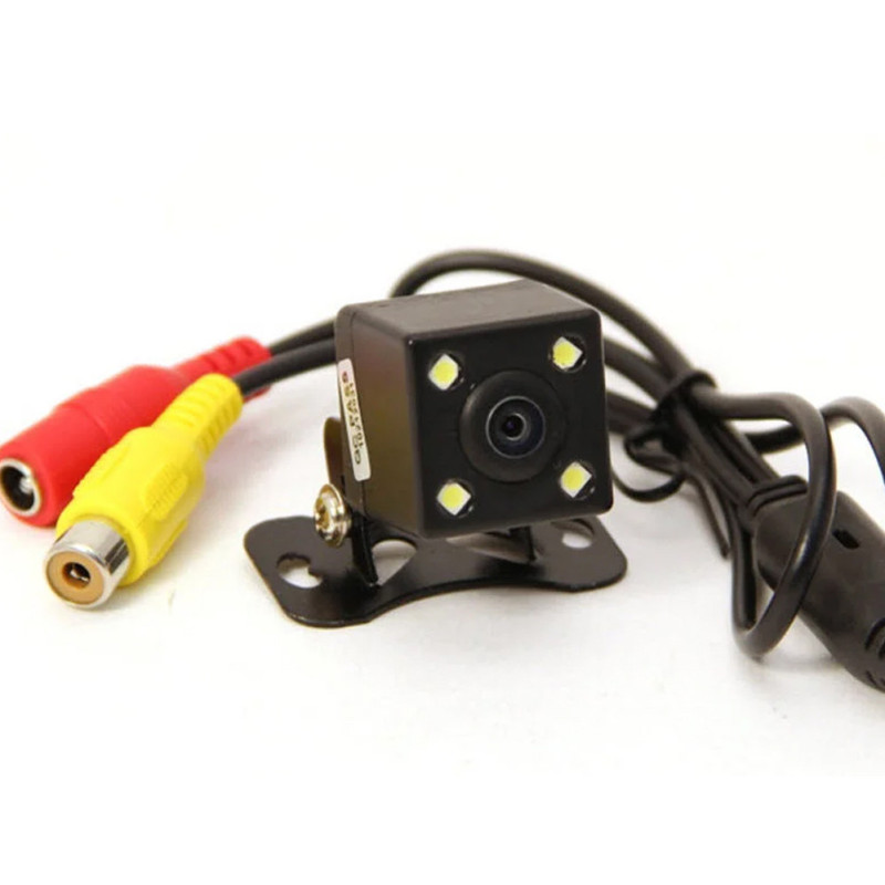 Камера заднього виду для паркування автомобіля з LED підсвічуванням 480p 0.2Lux A-101 007 Black Камера заднього виду для паркування автомобіля з LED підсвічуванням 480p 0.2Lux A-101 007 Black