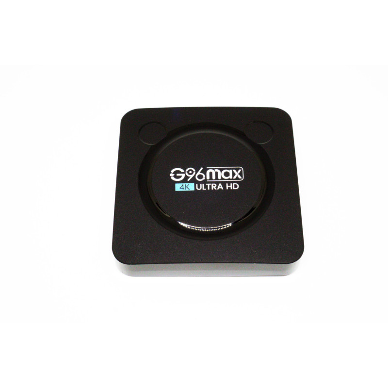 Мультимедійна Смарт-ТБ приставка для телевізора G96Max W2 4/64ГБ 4K UltraHD Android 11 WiFi 2.4/5Gz Bluetooth 5.0 USB 2.0/3.0 Black
