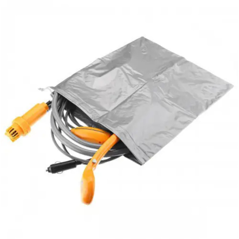 Портативний автомобільний душ туристичний з гнучким шлангом та гачком Shower Set 11 AS Жовтий/Сірий Портативний автомобільний душ туристичний з гнучким шлангом та гачком Shower Set 11 AS Жовтий/Сірий